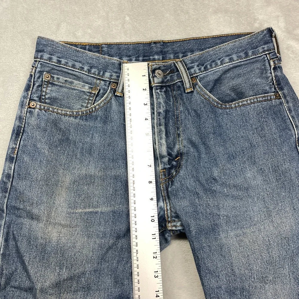Vtg Levi's 505 Jeans Mens 31x32 (32x30) Blue Denim Medium Wash Straight Leg‎